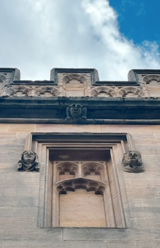 Window and roof details of Boston's Sessions House